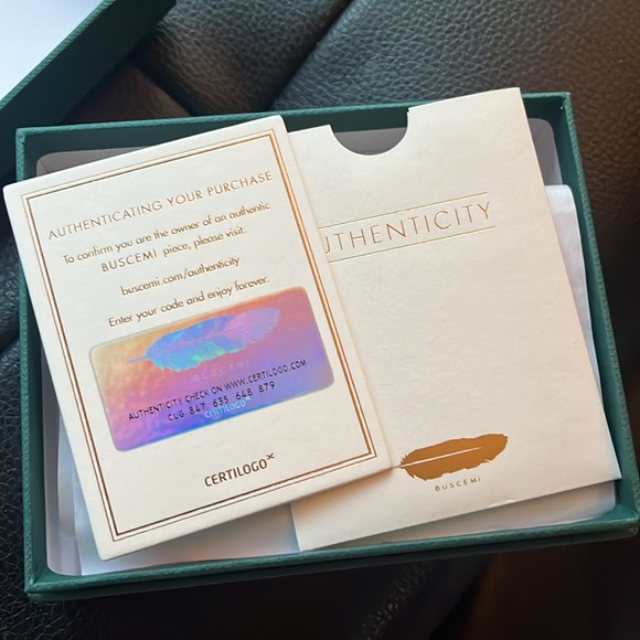 New $250 Buscemi Buscemi Mens Accessories Black Leather Wallet - Picture 12 of 13